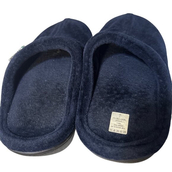 Tempur-Pedic Navy Memory Foam Womens Slippers Size S 6-7 Comfortable Indoor Hous - Picture 4 of 5